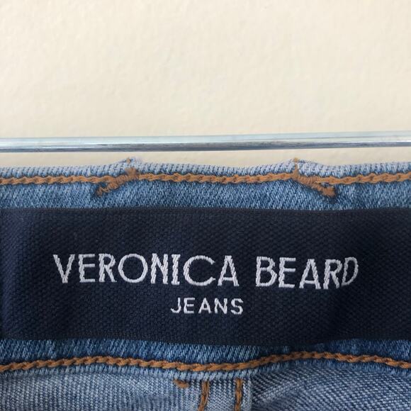 Veronica Beard Womens Carson Ankle Flare High Rise Jeans Blue Size 31 NWT - Picture 5 of 12